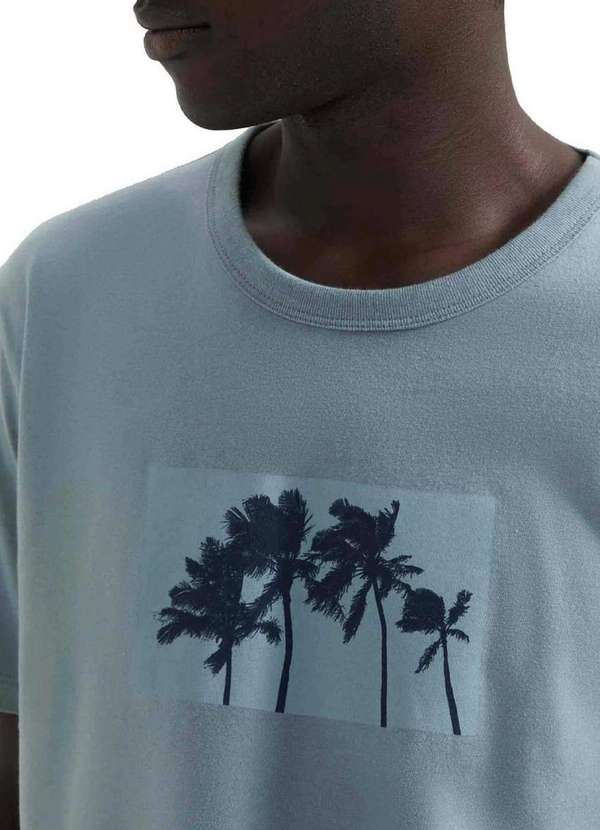 Hering - Camiseta Masculina Hering 4f87 16l-Azul 3