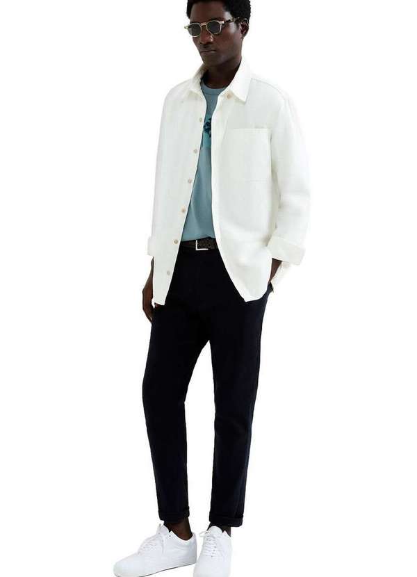 Hering - Camiseta Masculina Hering 4f87 16l-Azul 4