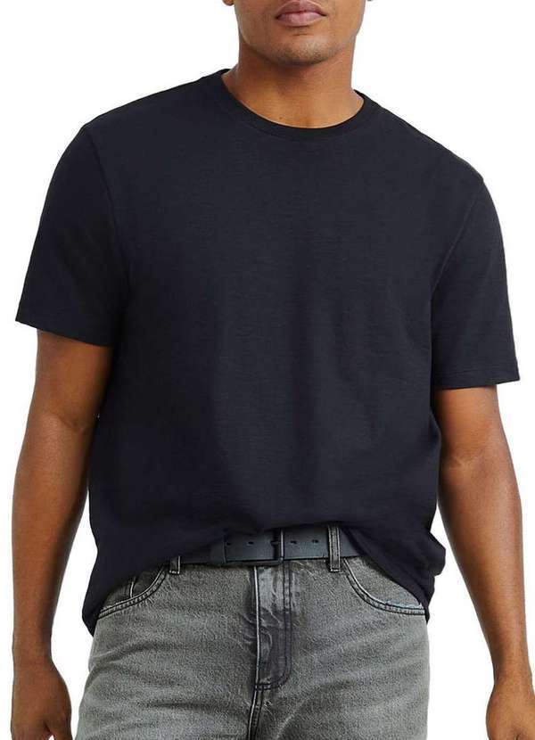 Hering - Camiseta Masculina Hering 4k53 N10-Preto 3