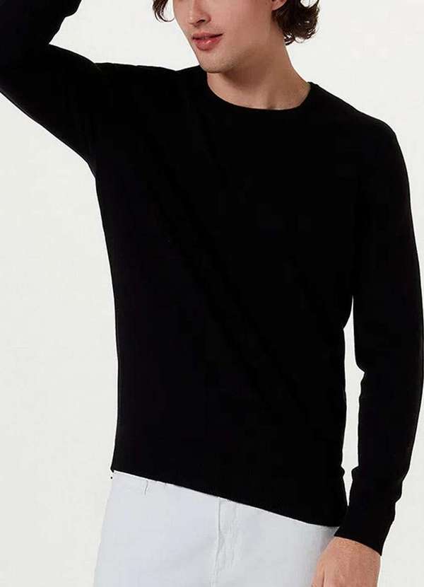 Hering - Camiseta Masculina Hering K0wg N10-Preto