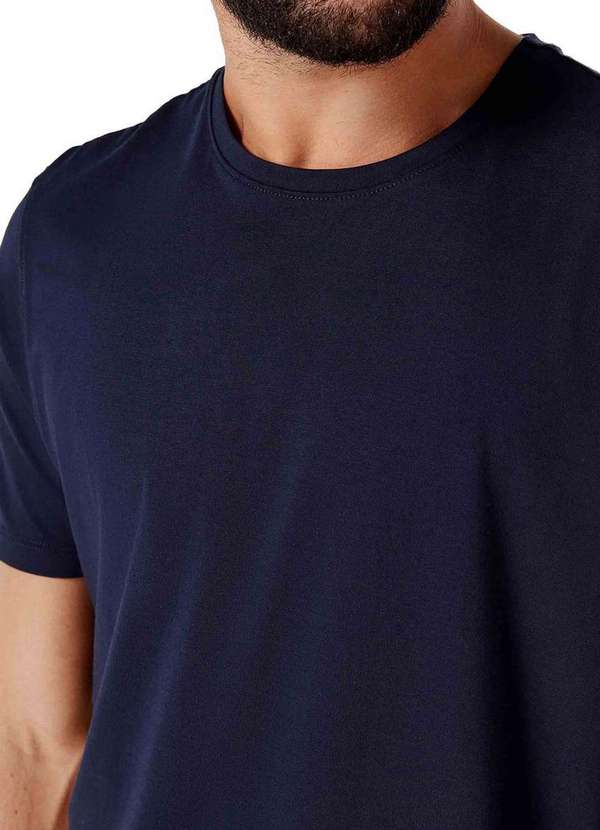 Hering - Camiseta Masculina Hering Kg99 Algodão Pima Ax7-Marinho 3