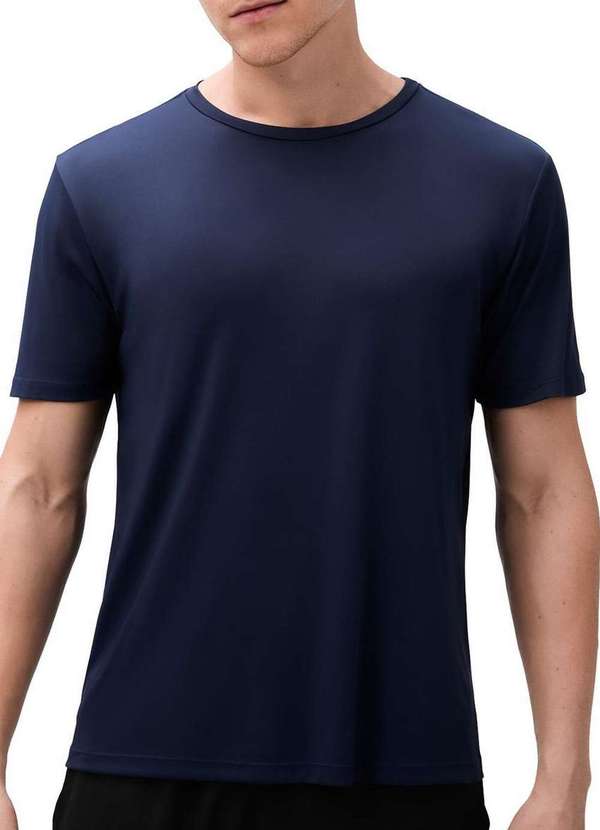 Hering - Camiseta Masculina Hering Sncv Axt-Azul-Escuro