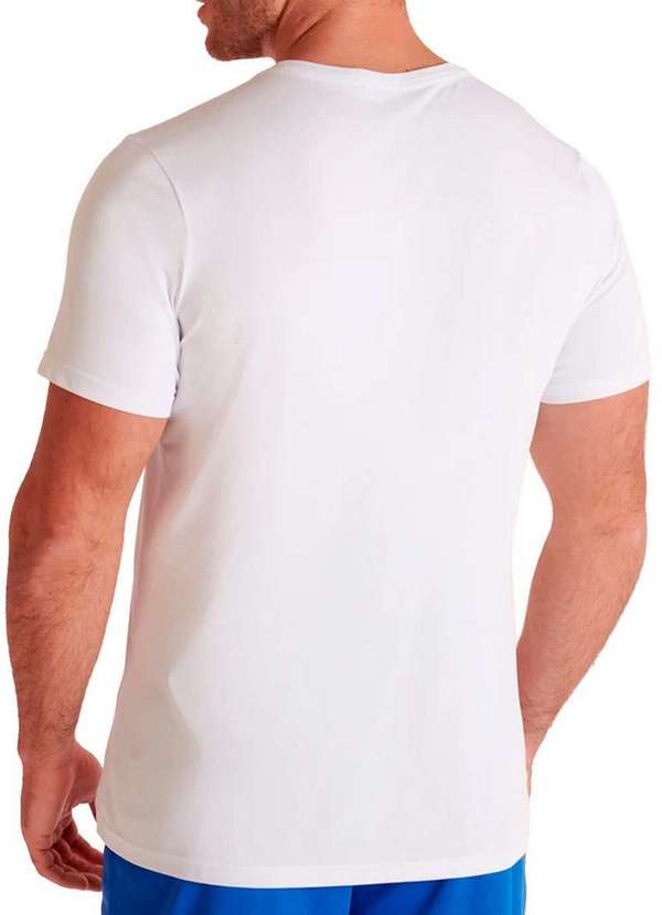 Lupo - Camiseta Masculina Lupo 77053-004 1110-Branco 2