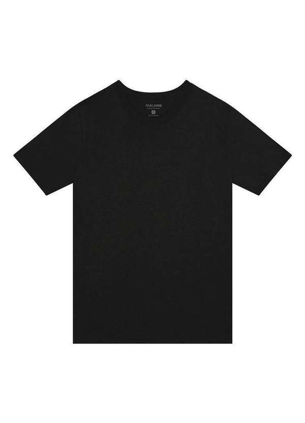 Malwee - Camiseta Masculina Malwee 1000121547 Pima 00004-Preta 2