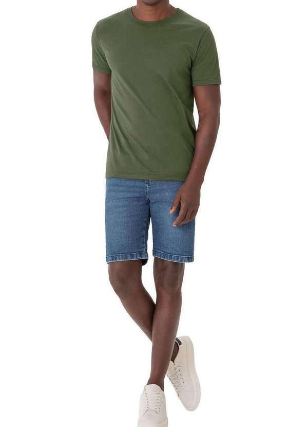 Malwee - Camiseta Masculina Malwee 1000121547 Pima 00005-Verde 3