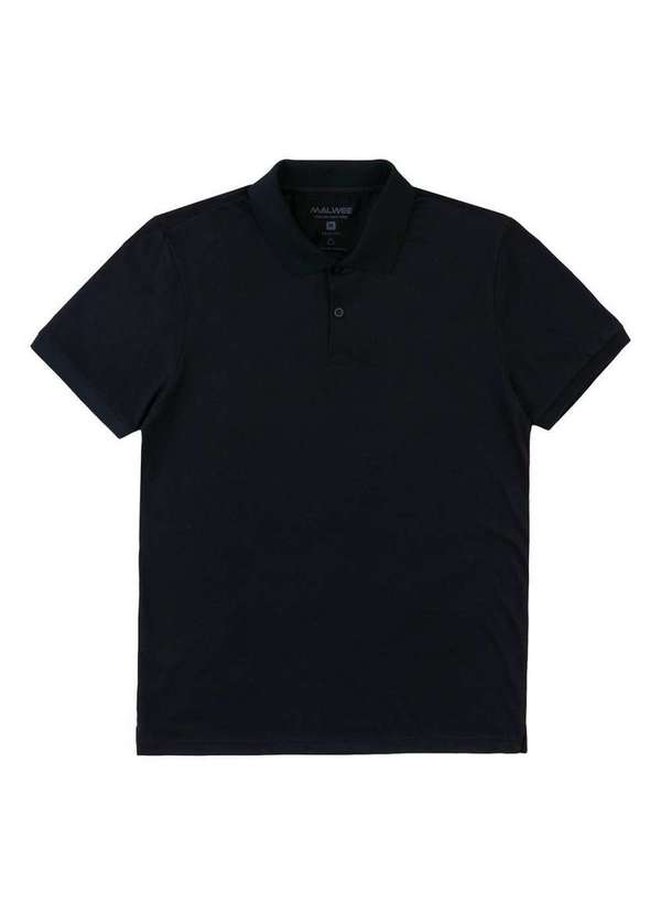 Malwee - Camiseta Masculina Polo Malwee 1000137330 Pima 00004-Preta 5