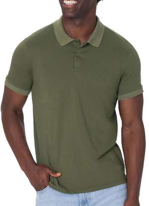 Camiseta Masculina Polo Malwee 1000137330 Pima - MALWEE