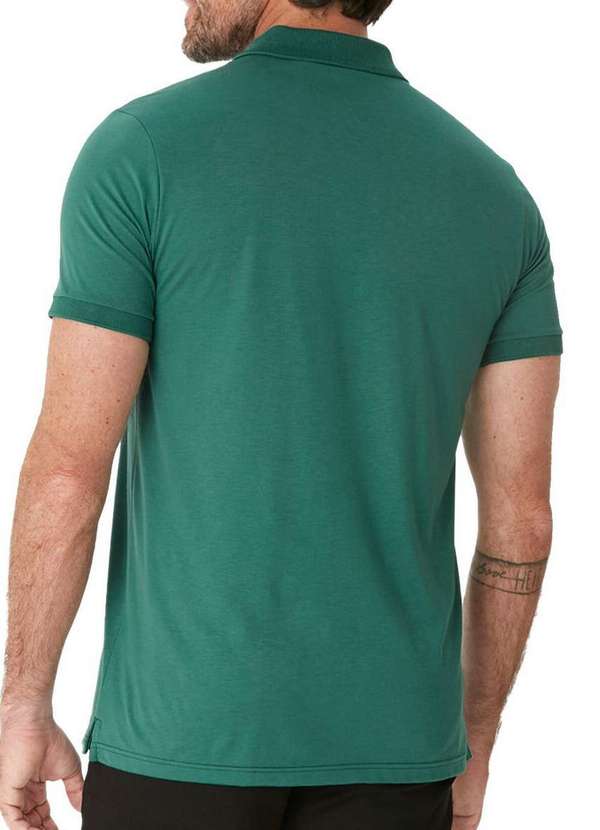 Malwee - Camiseta Masculina Polo Malwee 1000137330 Pima 70422-Verde 2