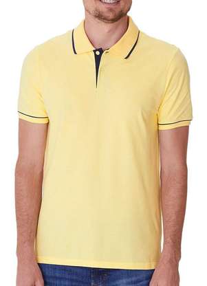 Camiseta Masculina Polo Slim Malwee 1000132990 - MALWEE