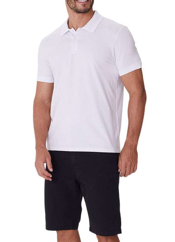 Malwee - Camiseta Masculina Polo Slim Malwee 1000137326 00001-Branca 4
