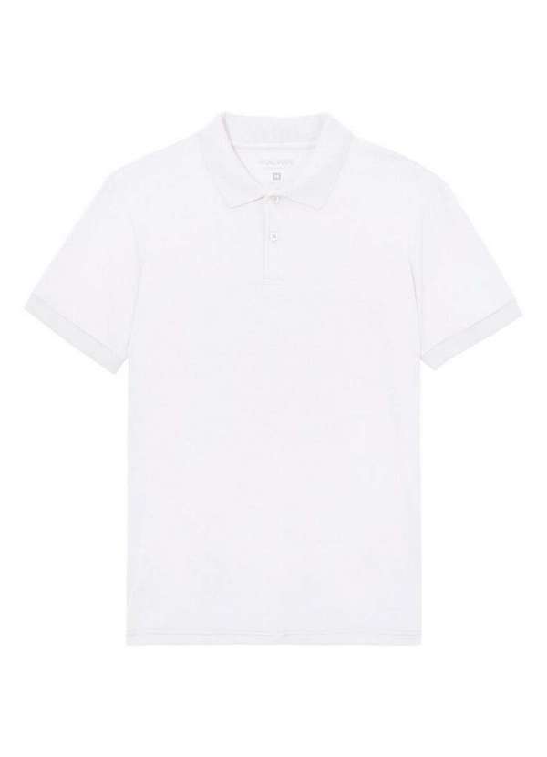Malwee - Camiseta Masculina Polo Slim Malwee 1000137326 00001-Branca 5