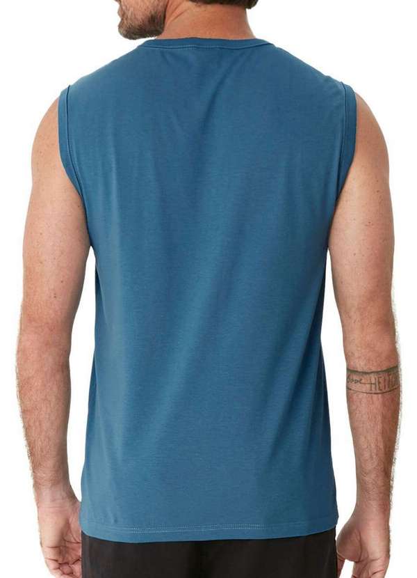 Malwee - Camiseta Masculina Regata Malwee 1000137337 00845-Azul 2