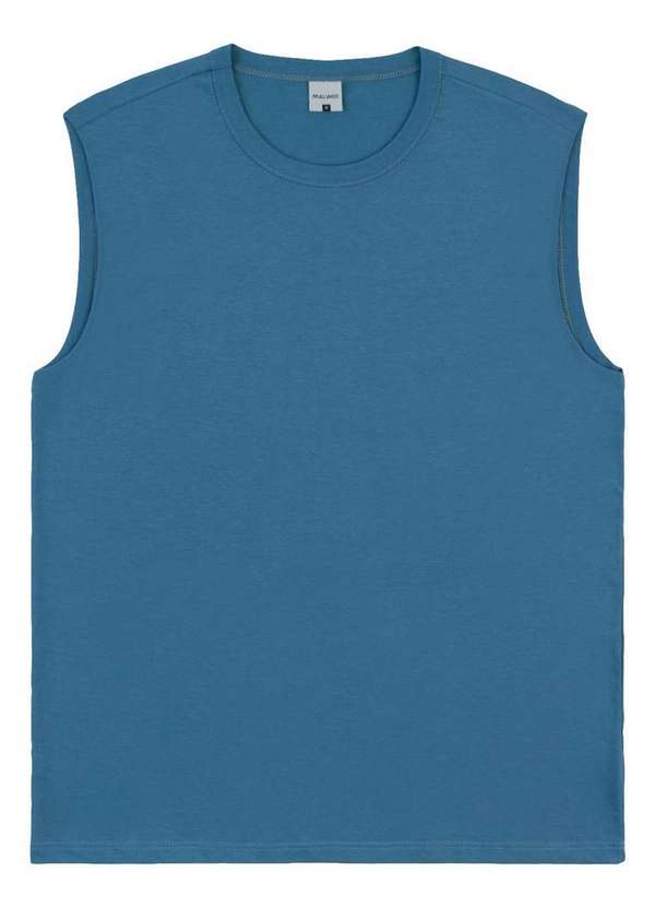 Malwee - Camiseta Masculina Regata Malwee 1000137337 00845-Azul 5
