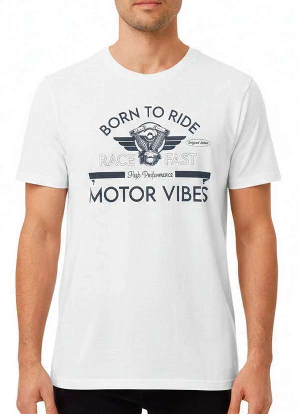Enfim - Camiseta Masculina Regular Enfim 1000120944 00001-Branco