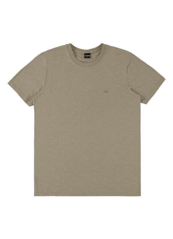Enfim - Camiseta Masculina Regular Enfim 1000120958 00081-Verde-Escuro