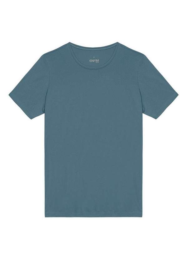Enfim - Camiseta Masculina Slim Enfim 1000087016 70206-Azul 2