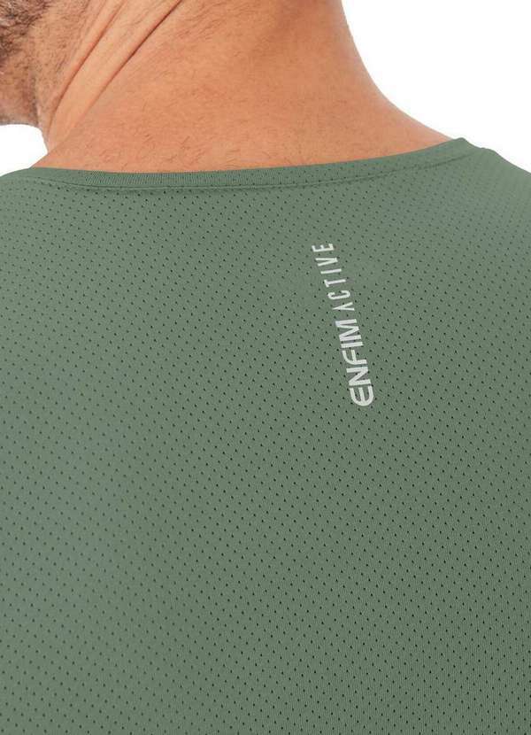 Enfim - Camiseta Masculina Slim Enfim 1000087016 01798-Verde 3