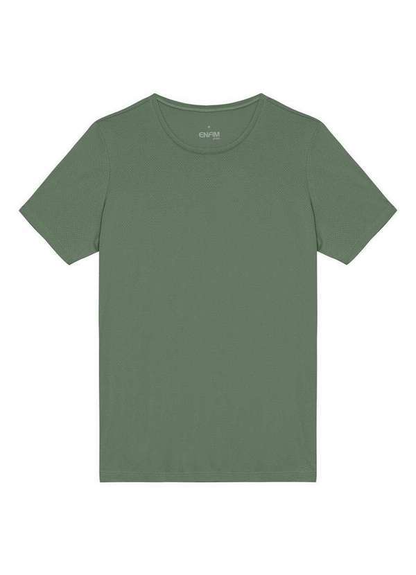 Enfim - Camiseta Masculina Slim Enfim 1000087016 01798-Verde 4