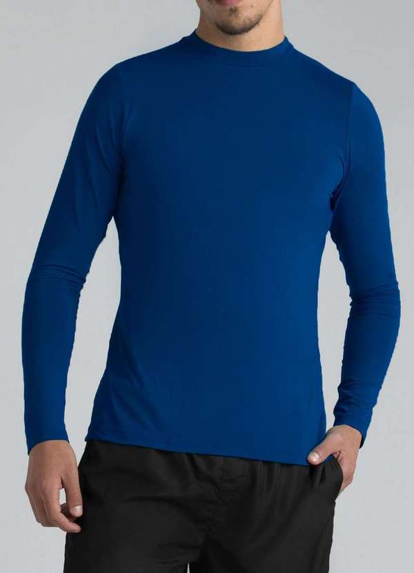 Enfim - Camiseta Masculina Slim Enfim 1000112035 00336-Azul