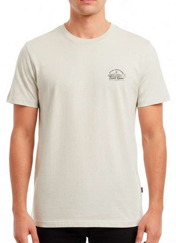 Enfim - Camiseta Masculina Slim Enfim 1000120949 00383-Off-White