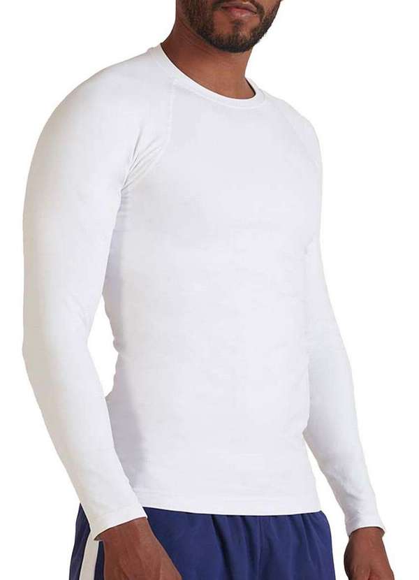 Lupo - Camiseta Masculina Térmica Lupo 70045-002 1110-Branco