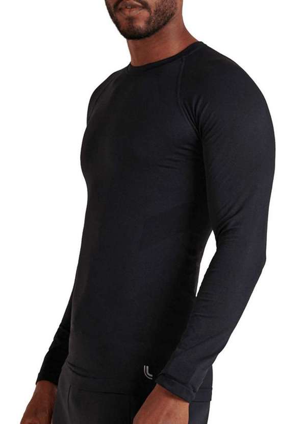 Lupo - Camiseta Masculina Térmica Lupo 70045-002 9990-Preto