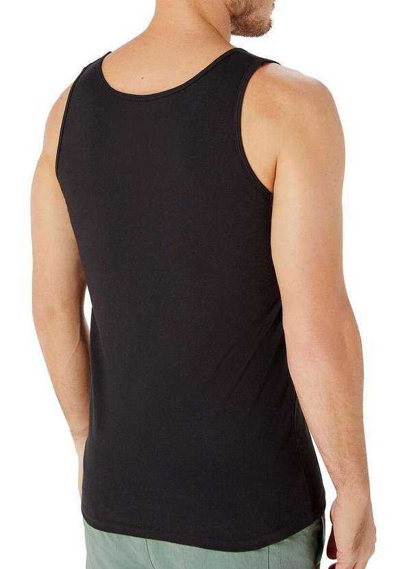 Hering - Camiseta Regata Masculina Hering 0199 N10-Preto 2