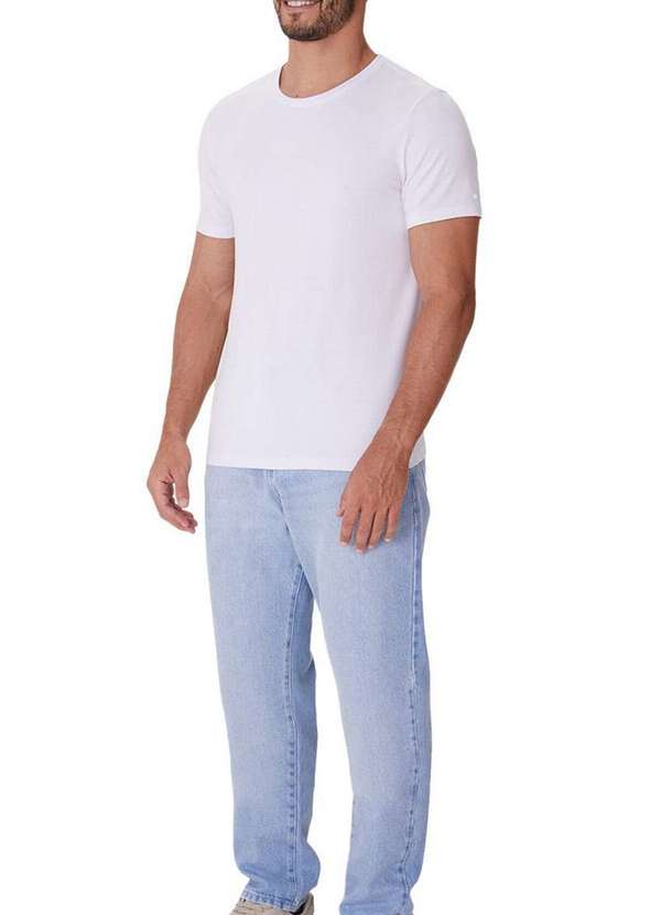 Malwee - Camiseta Slim Masculina Malwee 1000137333 00001-Branca 4