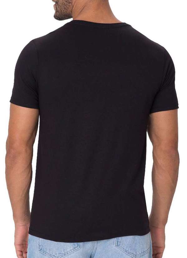 Malwee - Camiseta Slim Masculina Malwee 1000137333 00004-Preta 2
