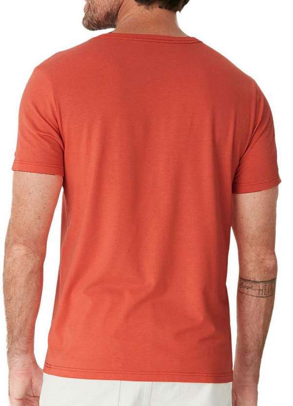 Malwee - Camiseta Slim Masculina Malwee 1000137333 02376-Laranja 2