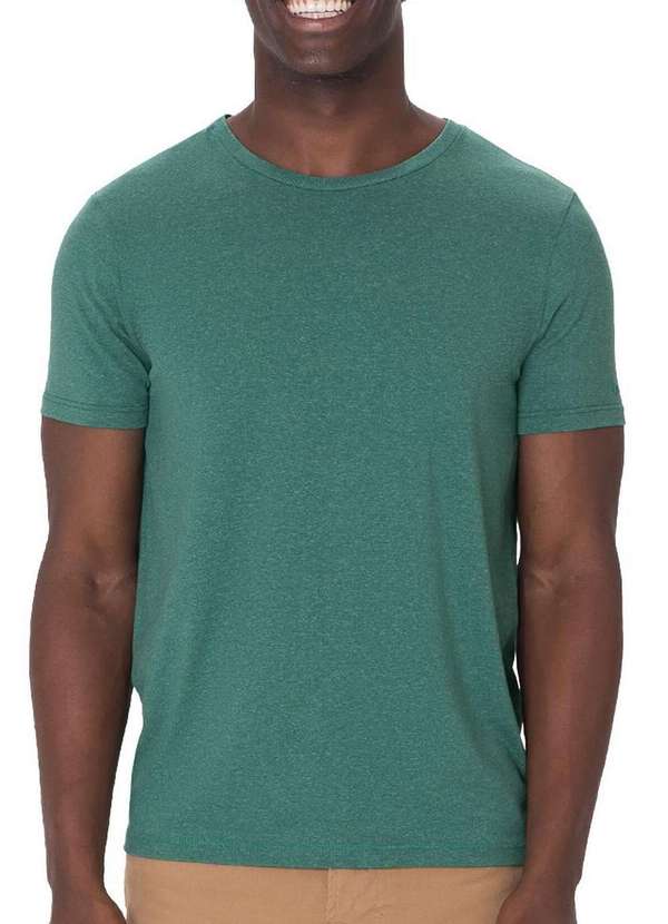 Malwee - Camiseta Slim Masculina Malwee 1000137333 70422-Verde