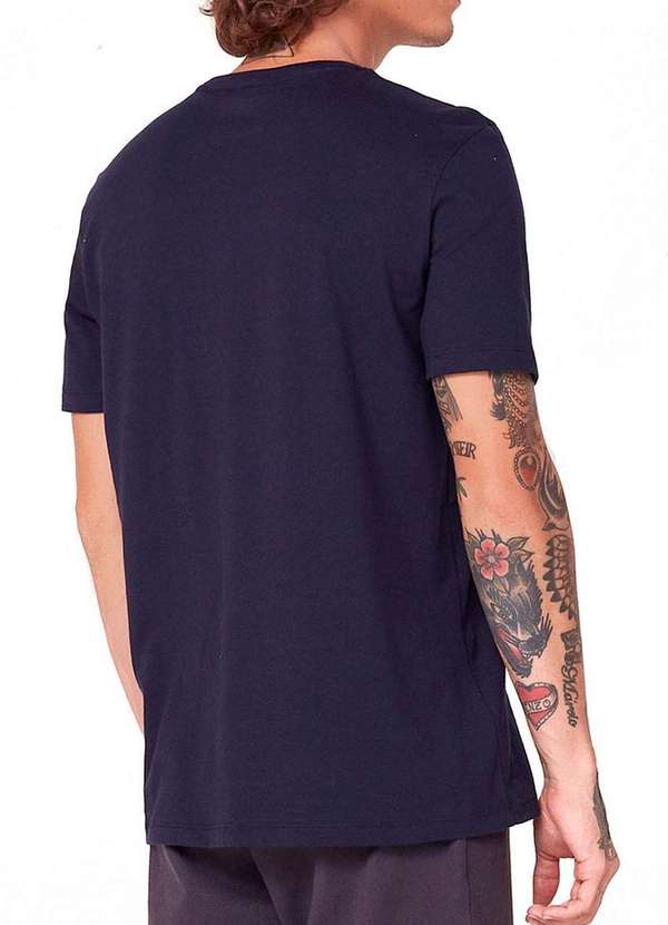 Hering - Kit com 2 Camisetas Masculina Hering 022b Mescla-Escuro-Marinho 5