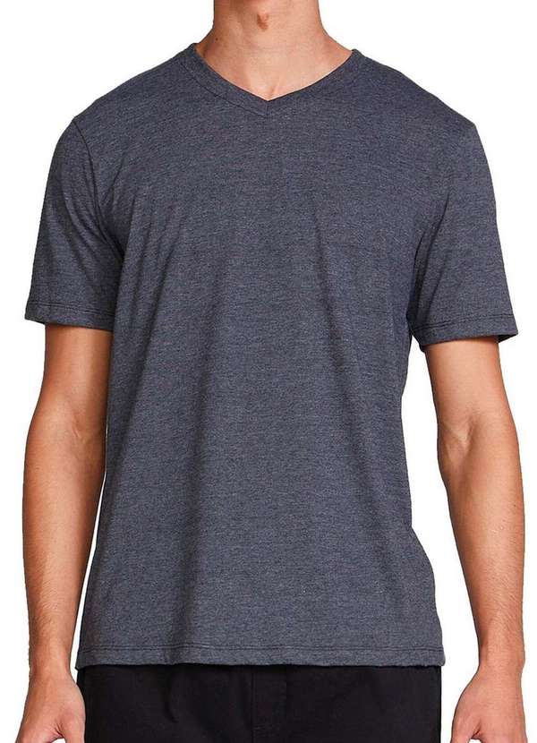 Hering - Kit com 2 Camisetas Masculina Hering 022b Mescla-Escuro 2