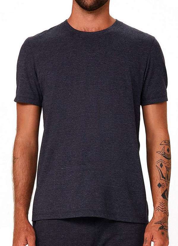 Hering - Kit com 2 Camisetas Masculina Hering 0201 Mescla-Escuro 2