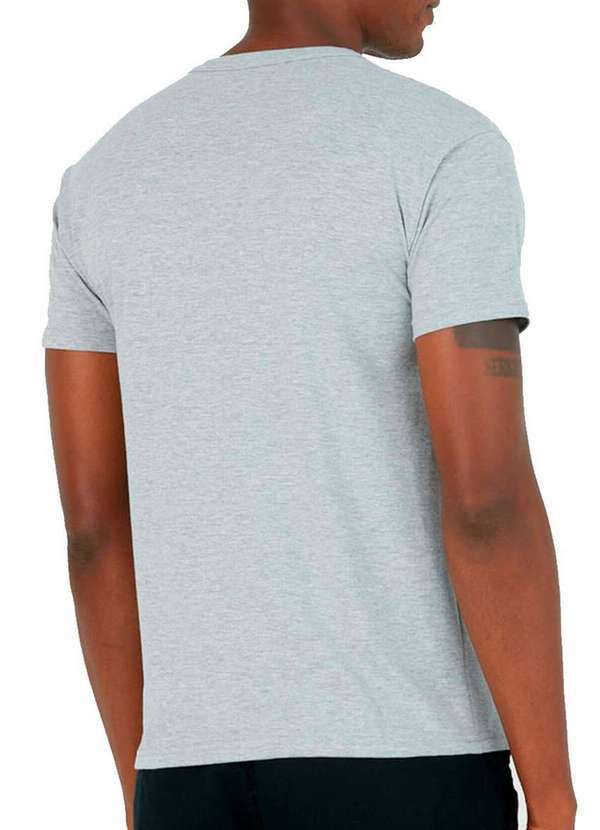 Malwee - Kit com 2 Camisetas Masculina Malwee 1000004423 Cinza-Mescla 3