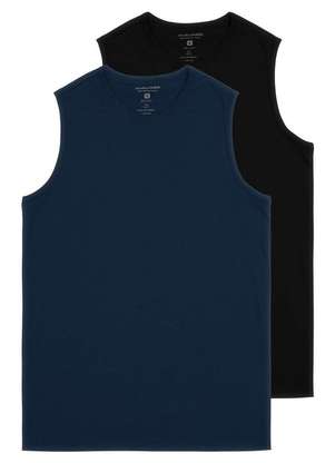 Kit com 2 Camisetas Masculina Regata Malwee 1000004421 - MALWEE