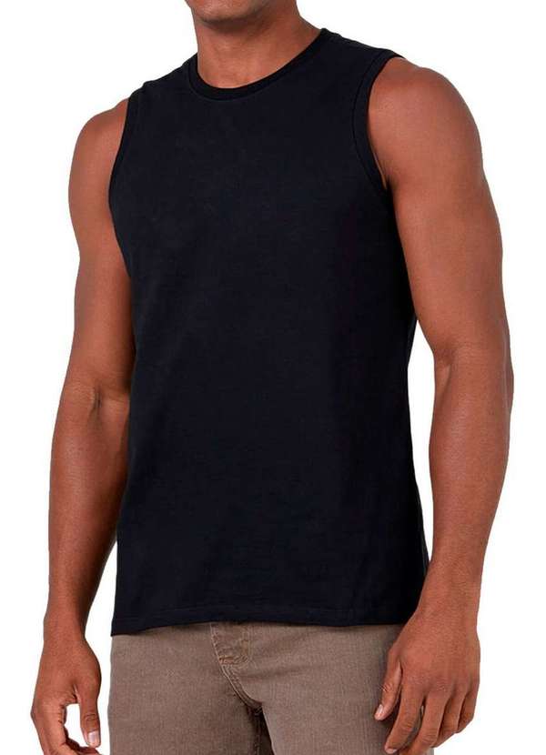 Malwee - Kit com 2 Camisetas Masculina Regata Malwee 1000004421 Marinho-Preto 4