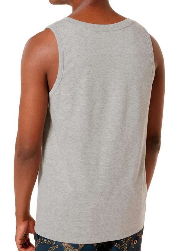 Hering - Kit com 2 Camisetas Regata Masculina Hering 0111 Verde-Cinza-Mescla 5