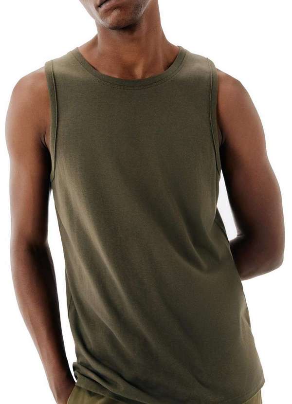 Hering - Kit com 2 Camisetas Regata Masculina Hering 0111 Verde 2