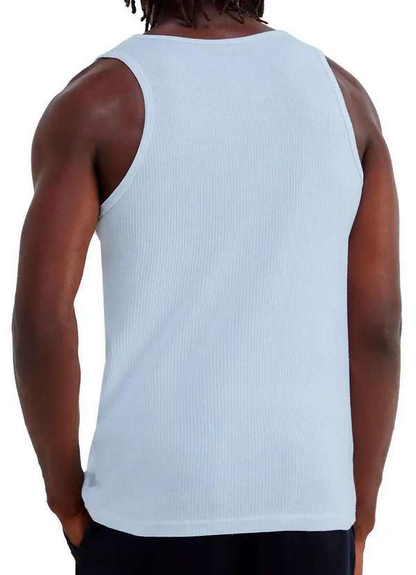 Hering - Kit com 2 Camisetas Regata Masculina Hering 015m Preto-Branco 5