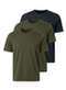 Hering - Kit com 3 Camisetas Masculina Hering 0227 Marinho - variação: Verde-Chumbo