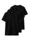 Hering - Kit com 3 Camisetas Masculina Hering 0201 Mescla-Escuro-Marinho - variação: Preto