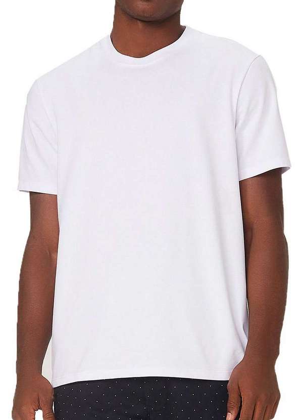 Hering - Kit com 3 Camisetas Masculina Hering 0227 Branco-Preto 2