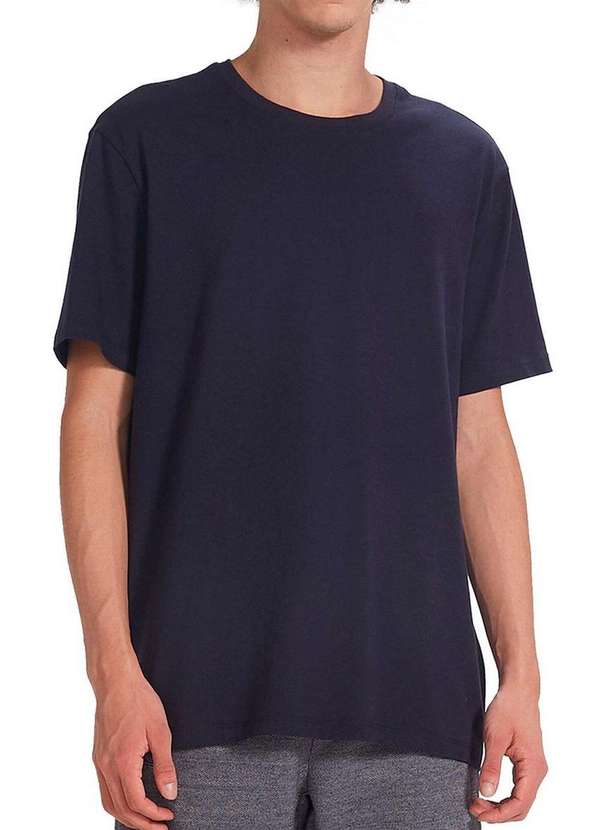 Hering - Kit com 3 Camisetas Masculina Hering 0227 Marinho-Branco 2