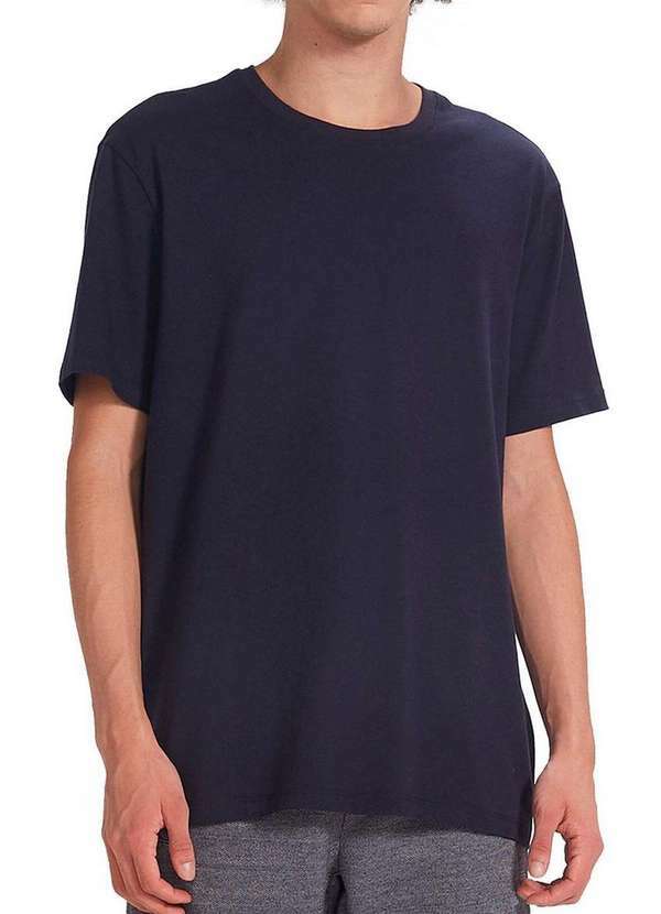 Hering - Kit com 3 Camisetas Masculina Hering 0227 Marinho-Preto 2