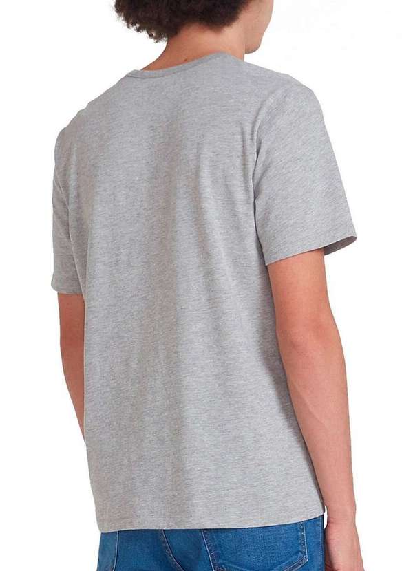 Hering - Kit com 3 Camisetas Masculina Hering 0299 Cinza-Mescla 3