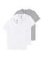 Malwee - Kit com 3 Camisetas Masculina Malwee 1000004422 Branco-Cinza-Mescla - variação: Branco-Cinza-Mescla