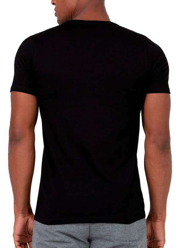 Malwee - Kit com 3 Camisetas Masculina Malwee 1000004422 Branco-Preto 5