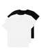 Malwee - Kit com 3 Camisetas Masculina Malwee 1000004423 Branco-Preto - variação: Branco-Preto