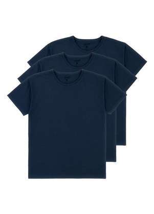 Kit com 3 Camisetas Masculina Malwee 1000004423 - MALWEE